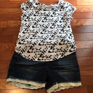 Shirt and shorts set